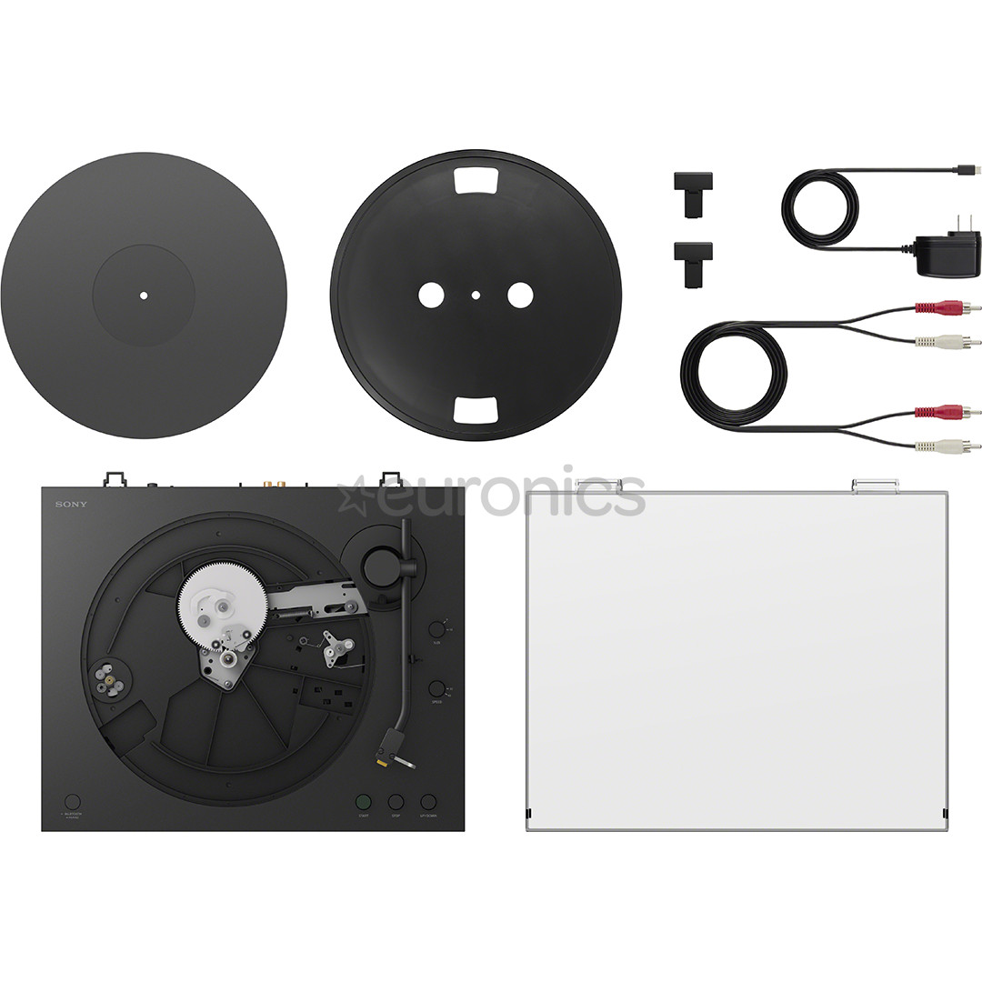 Sony PS-LX5BT, must - Vinüülplaadimängija