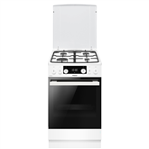 Hansa, 65 L, catalytic cleaning, width 50 cm, white - Gas cooker with electric oven