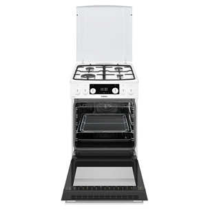 Hansa, 65 L, catalytic cleaning, width 50 cm, white - Gas cooker with electric oven