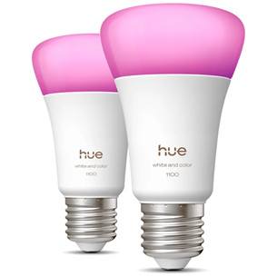 Philips Hue White and Color Ambiance, E27, 2 tk, värviline - Nutivalgusti 929003853502
