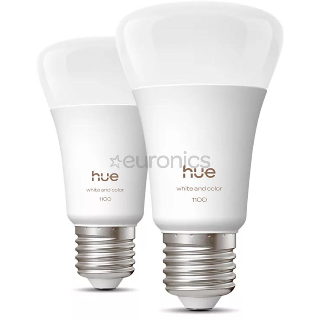 Philips Hue White and Color Ambiance, E27, 2 tk, värviline - Nutivalgusti