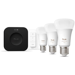 Philips Hue White & Color Ambiance starter set, E27, 3 tk - Nutivalgusti komplekt