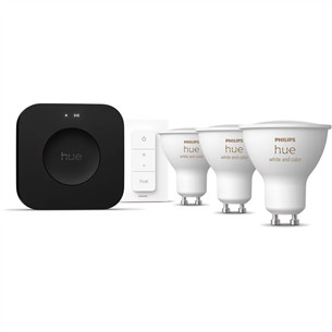 Philips Hue White & Color Ambiance starter kit, GU10, 3 tk - Nutivalgusti komplekt