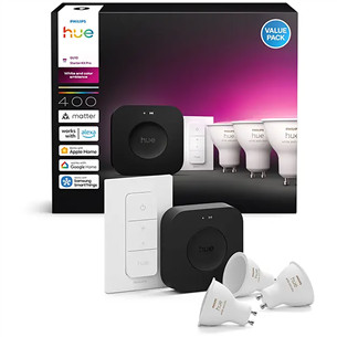 Philips Hue White & Color Ambiance starter kit, GU10, 3 tk - Nutivalgusti komplekt