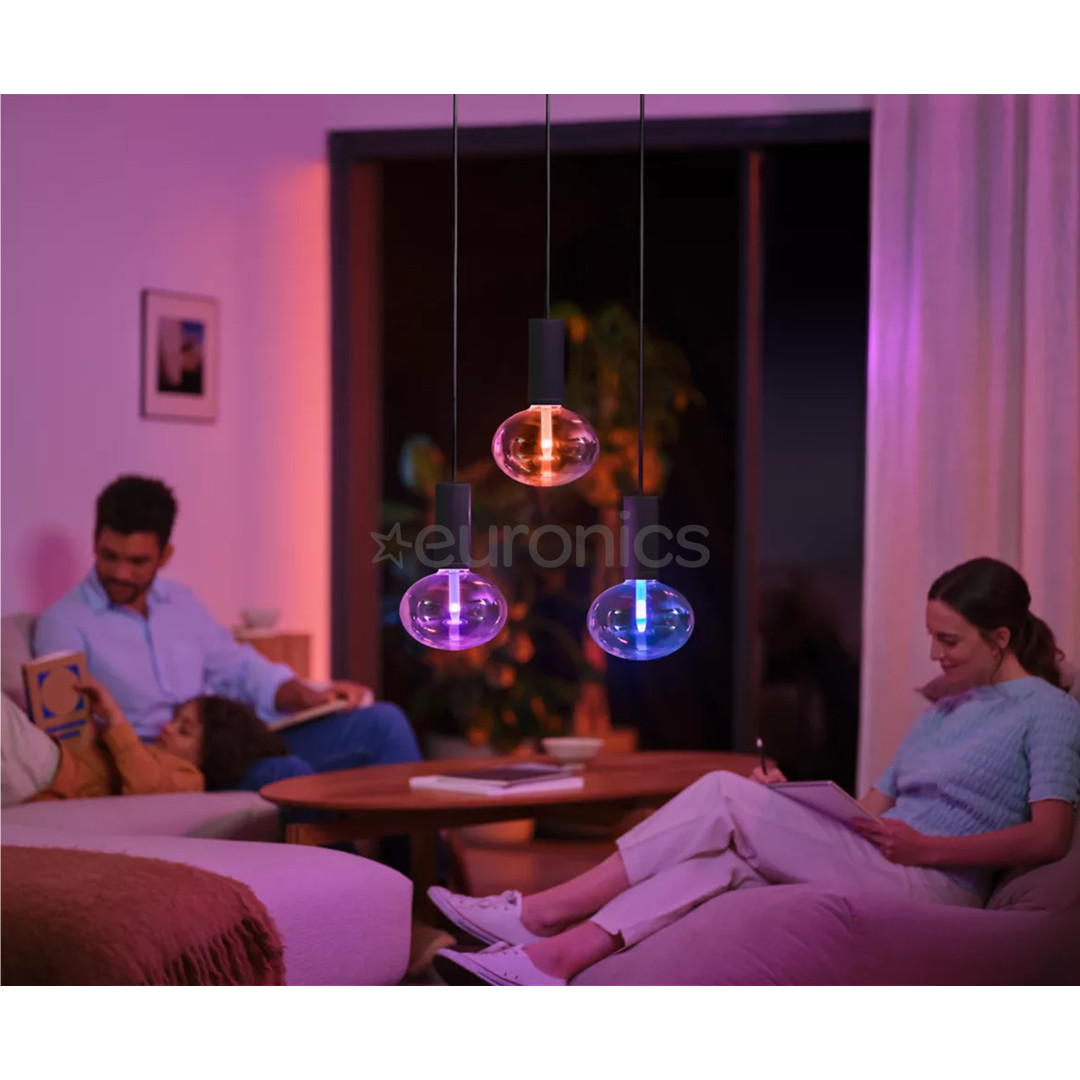 Philips Hue Ellipse, E27, must - Nutivalgusti