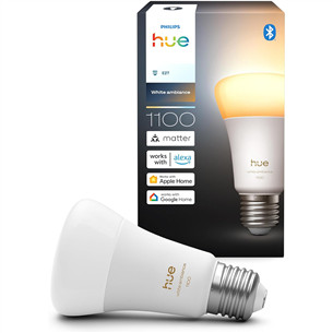 Philips Hue White Ambiance A60, E27, valge - Nutivalgusti