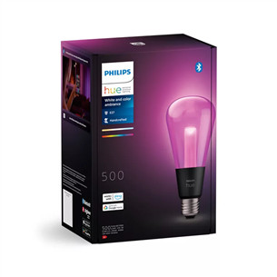 Philips Hue Lightguide, ST72, E27, must - LED valgusti
