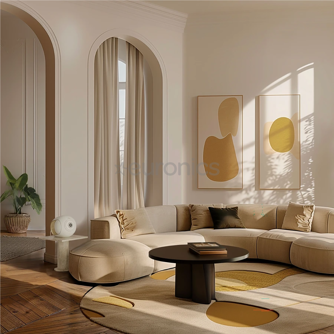 Devialet Phantom Ultimate 108 dB Opéra de Paris, золотистый/белый - Домашняя колонка