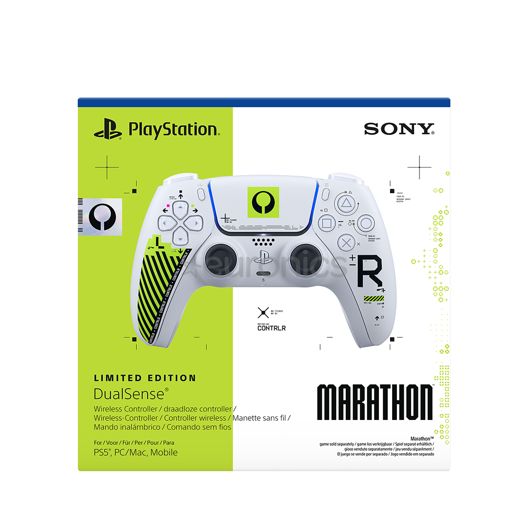 Sony DualSense Marathon Limited Edition, PlayStation 5, белый/зеленый - Контроллер