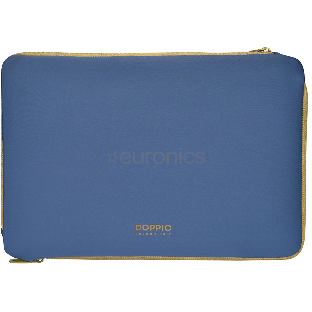 Tucano Doppio, 14", blue - Notebook sleeve
