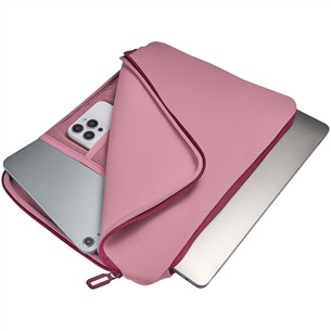 Tucano Doppio, 15,6", pink - Notebook sleeve