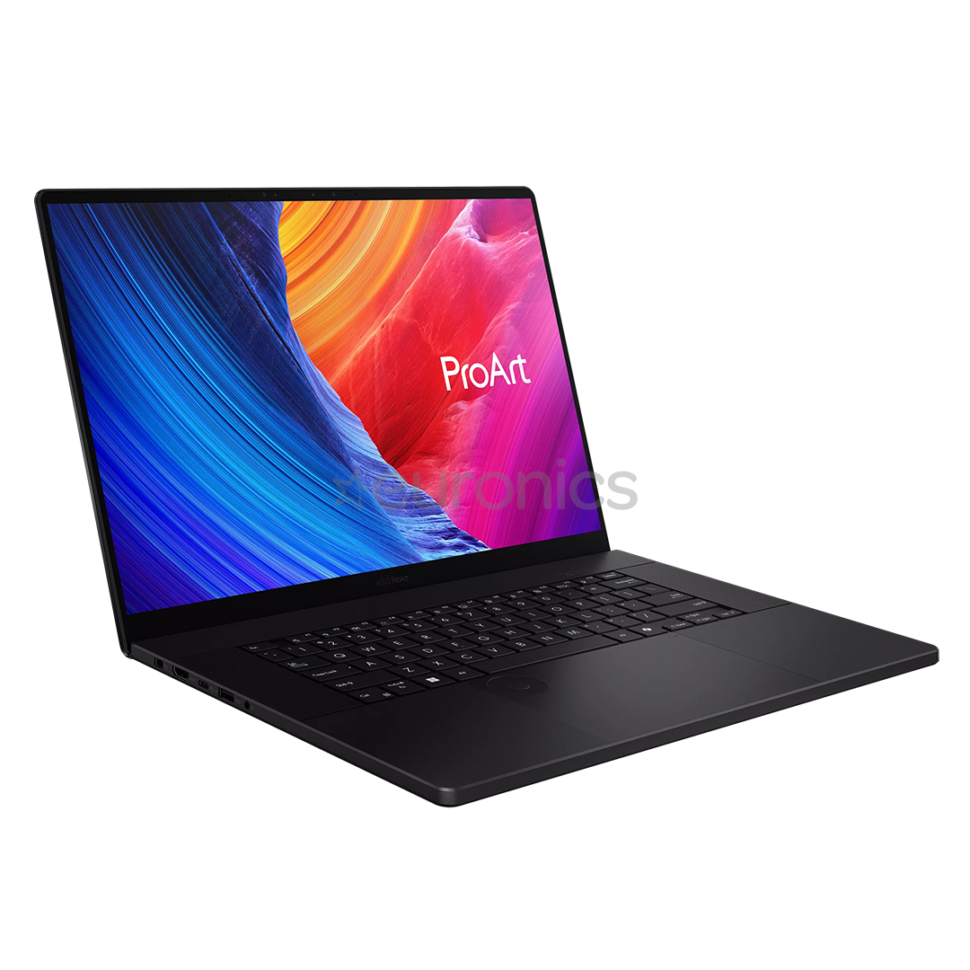 Asus ProArt P16, 16'', 4K UHD, OLED, 120 Hz, Ryzen AI 9, 64 GB, 2 TB, RTX 5080, W11P, ENG, must - Sülearvuti