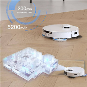 Ecovacs Deebot T30C PRO GEN 2, сухая и влажная уборка, белый - Робот-пылесос
