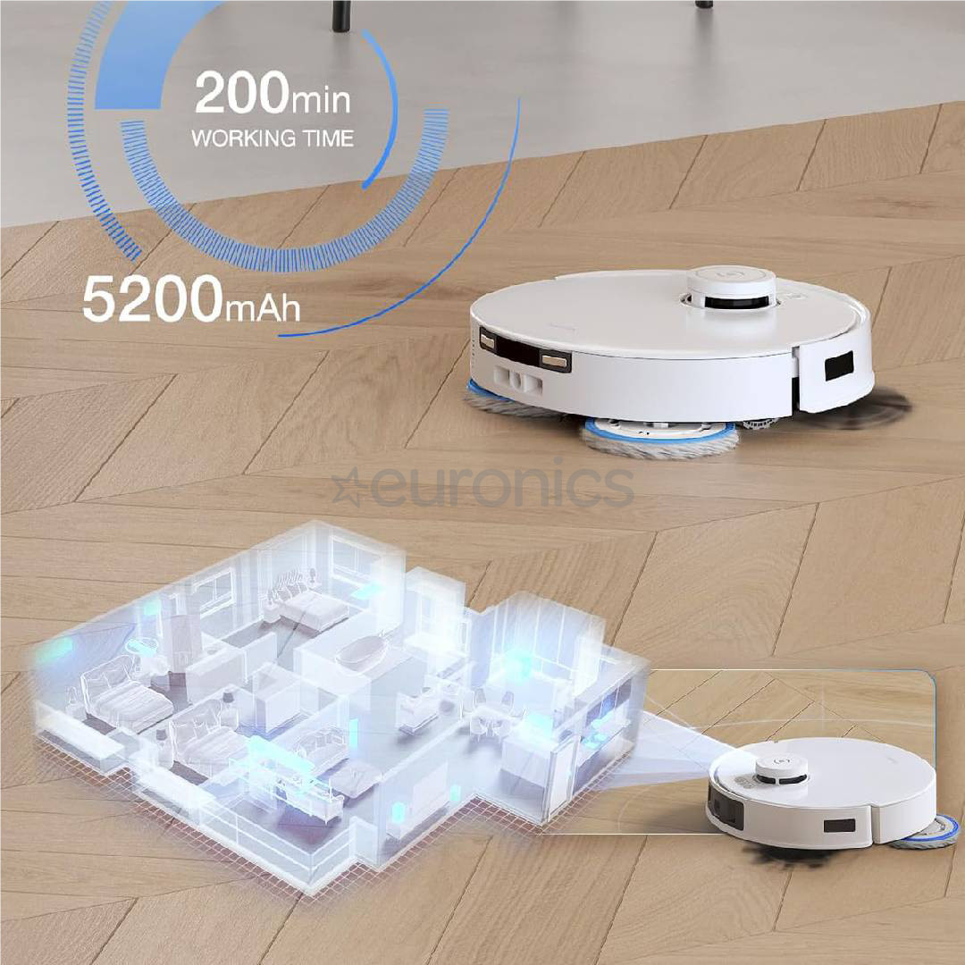 Ecovacs Deebot T30C PRO GEN 2, сухая и влажная уборка, белый - Робот-пылесос