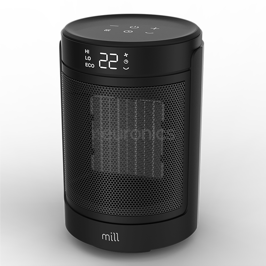 Mill, 1500 Вт, черный - Керамический термовентилятор