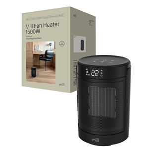 Mill, 1500 Вт, черный - Керамический термовентилятор