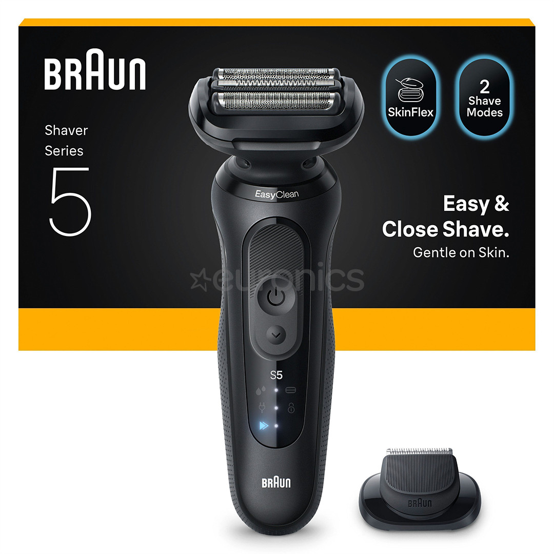 Braun Series 5, Wet & Dry, черный - Бритва