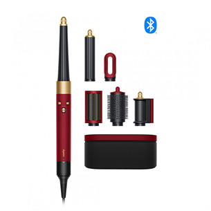 Dyson Airwrap i.d.™, Bluetooth®, 1300 Вт, Straight+Wavy, Red Velvet, красный/золотистый - Стайлер для волос AIRWRAP.REDVELVET