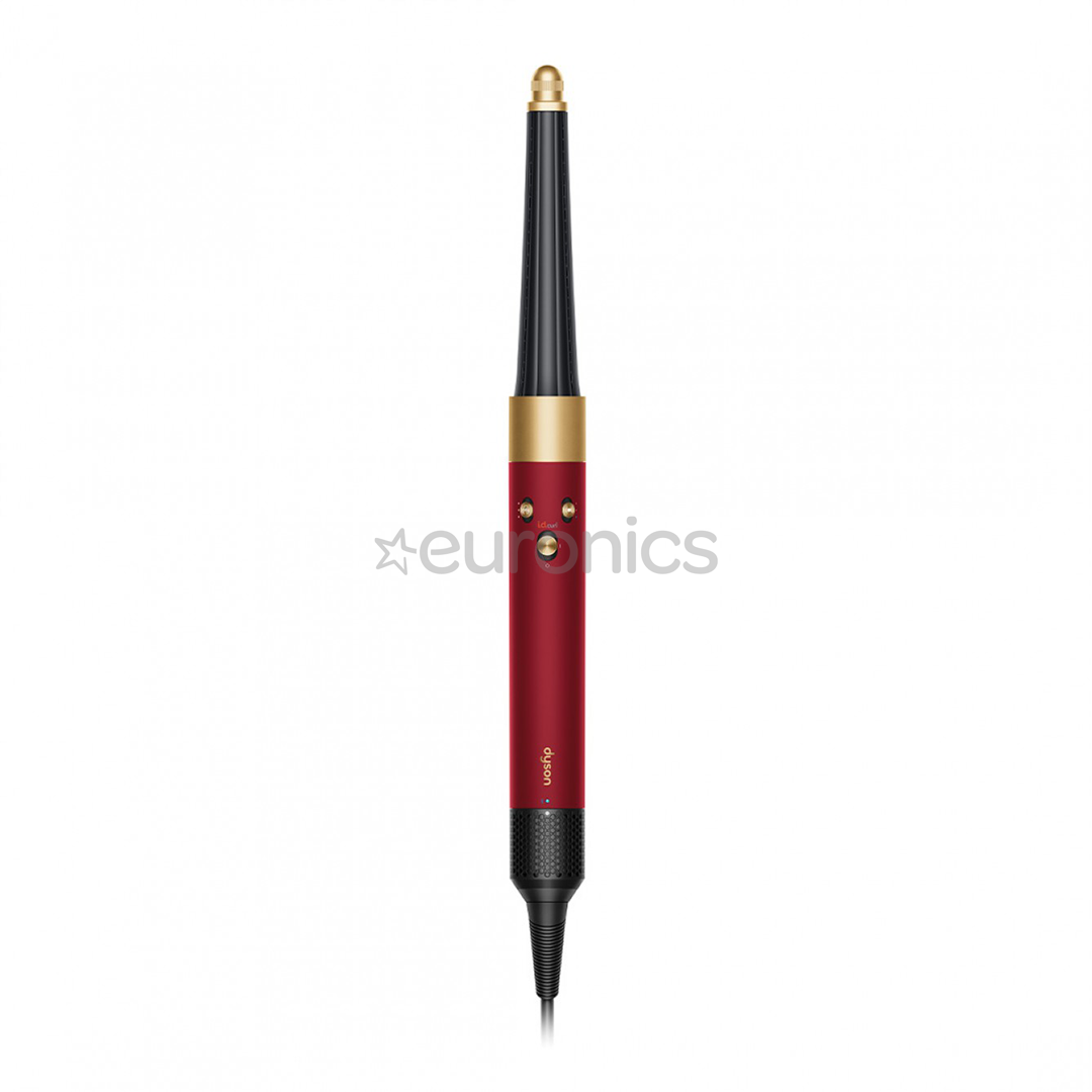 Dyson Airwrap i.d.™, Bluetooth®, 1300 Вт, Straight+Wavy, Red Velvet, красный/золотистый - Стайлер для волос