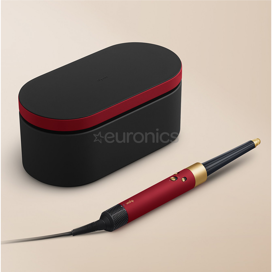 Dyson Airwrap i.d.™, Bluetooth®, 1300 Вт, Straight+Wavy, Red Velvet, красный/золотистый - Стайлер для волос