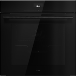 Asko, 71 L, pyrolytic cleaning, black - Built-in oven OTP26BGH