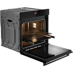 Asko, 71 L, pürolüütiline puhastus, must - Integreeritav ahi