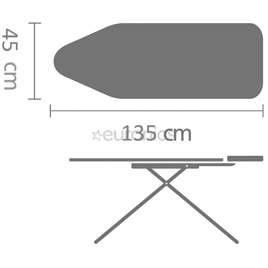 Brabantia, D, 135x45 cm - Ironing board