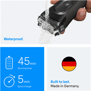 Braun Series 3+, серый - Бритва