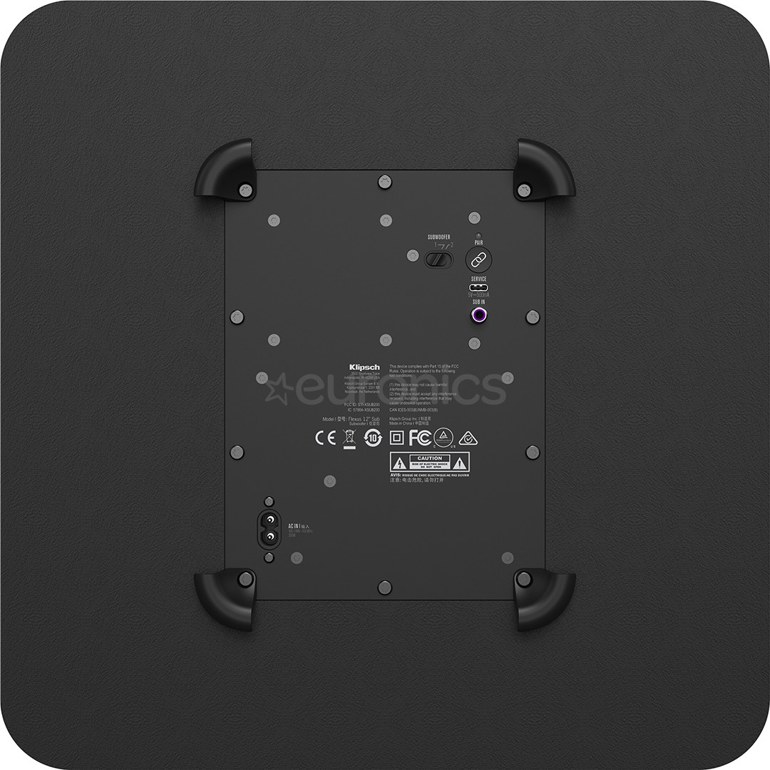 Klipsch Flexus Sub 200, must - Subwoofer