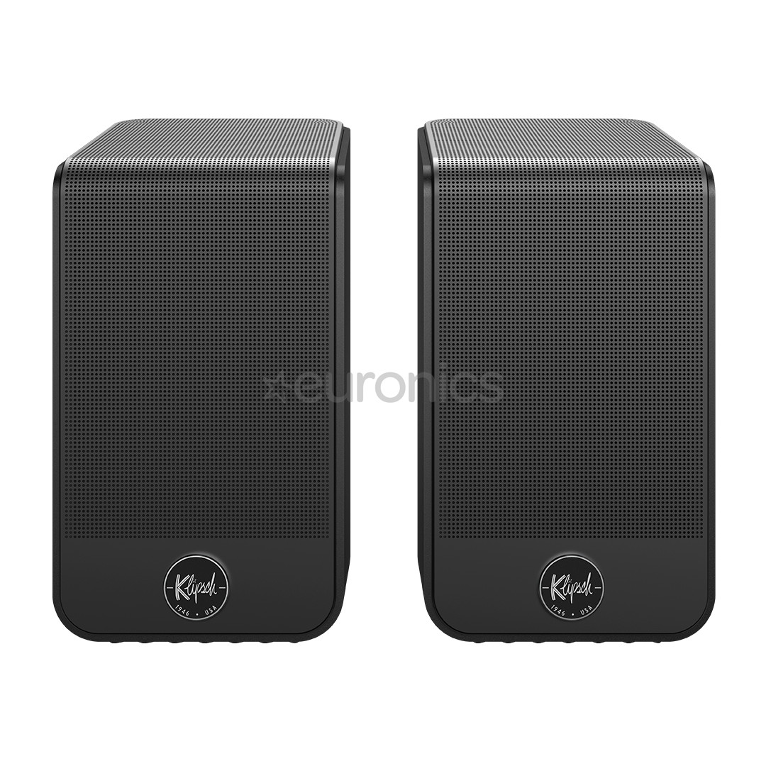 Klipsch Flexus SURR 200, must - Juhtmevabad riiulikõlarid