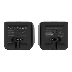 Klipsch Flexus SURR 200, must - Juhtmevabad riiulikõlarid