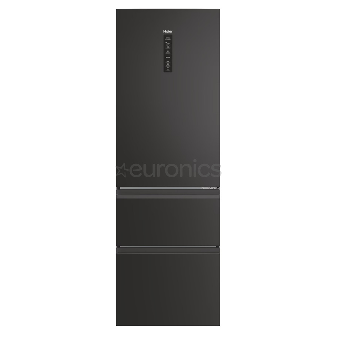 Haier 3D 60 Series 5, Total No Frost, 360 L, height 185 cm, black - Refrigerator