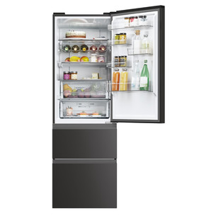 Haier 3D 60 Series 5, Total No Frost, 360 L, height 185 cm, black - Refrigerator
