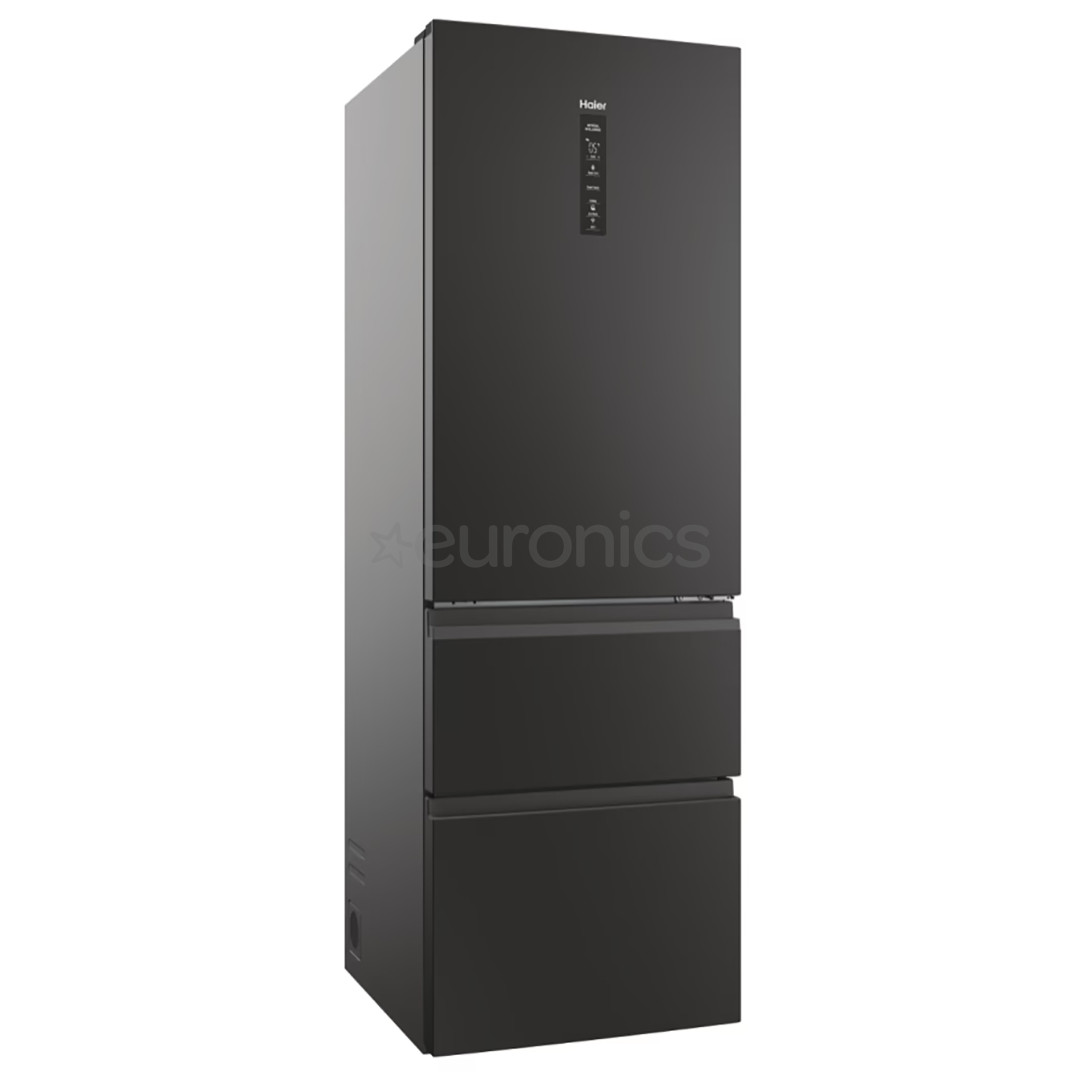 Haier 3D 60 Series 5, Total No Frost, 360 L, height 185 cm, black - Refrigerator