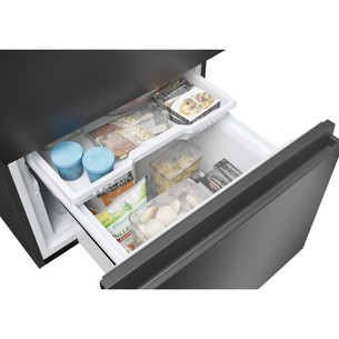 Haier 3D 60 Series 5, Total No Frost, 360 L, height 185 cm, black - Refrigerator