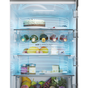 Haier 3D 60 Series 5, Total No Frost, 360 L, height 185 cm, black - Refrigerator