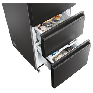 Haier 3D 60 Series 5, Total No Frost, 360 L, height 185 cm, black - Refrigerator