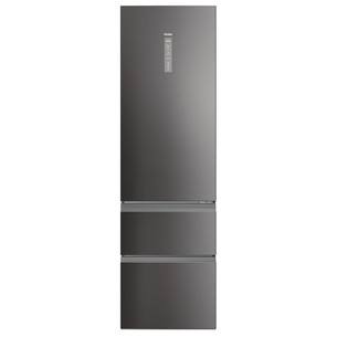 Haier 3D 60 Series 7, No Frost, 414 L, kõrgus 205 cm, tume roostevaba - Külmik HTW7620DNMP