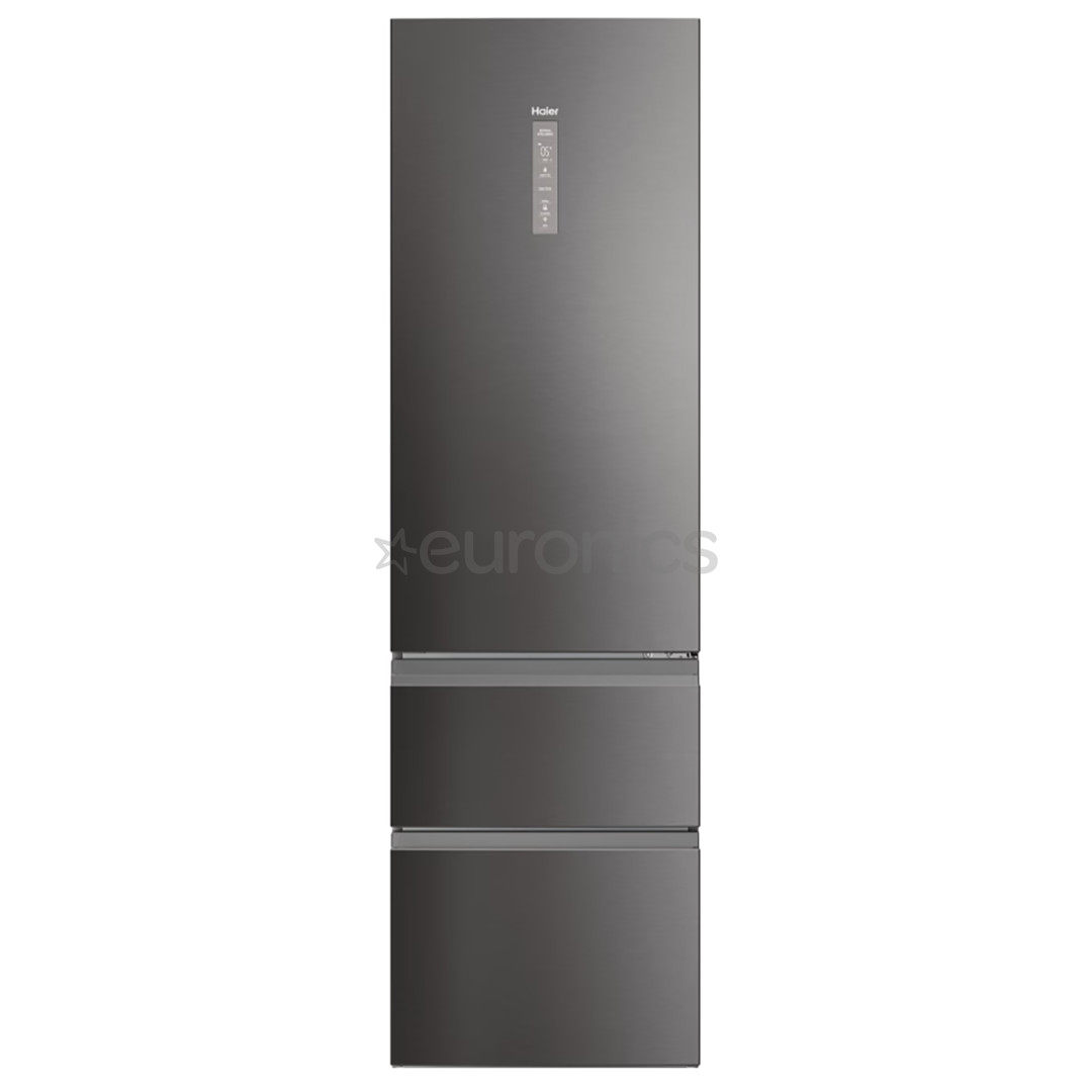 Haier 3D 60 Series 7, No Frost, 414 л, высота 205 см, темная нерж. сталь - Холодильник
