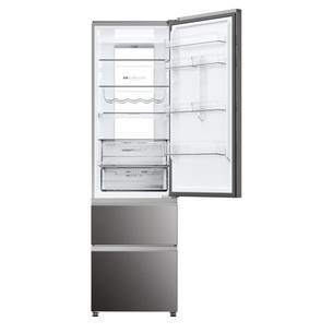 Haier 3D 60 Series 7, No Frost, 414 л, высота 205 см, темная нерж. сталь - Холодильник