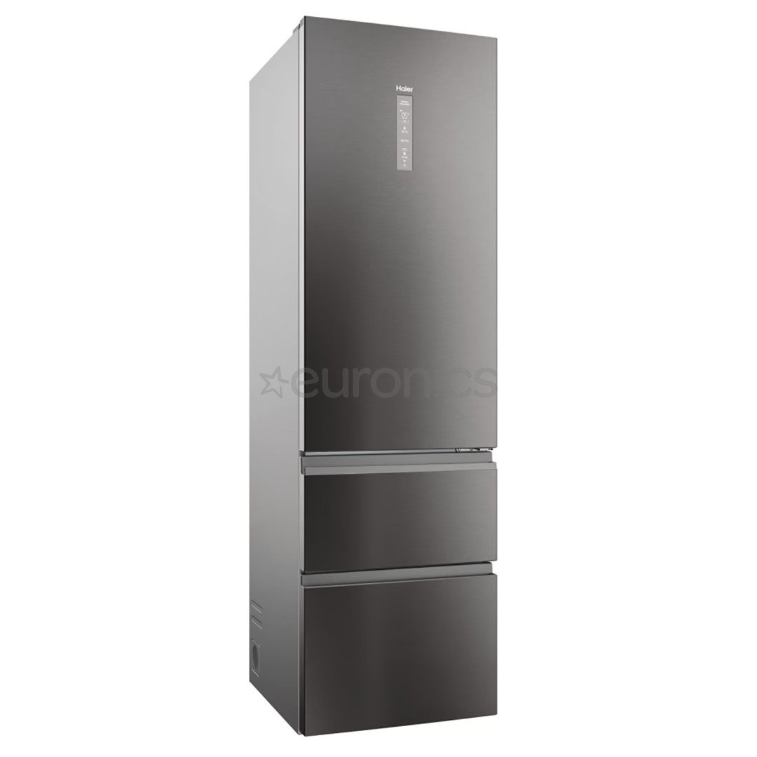 Haier 3D 60 Series 7, No Frost, 414 л, высота 205 см, темная нерж. сталь - Холодильник