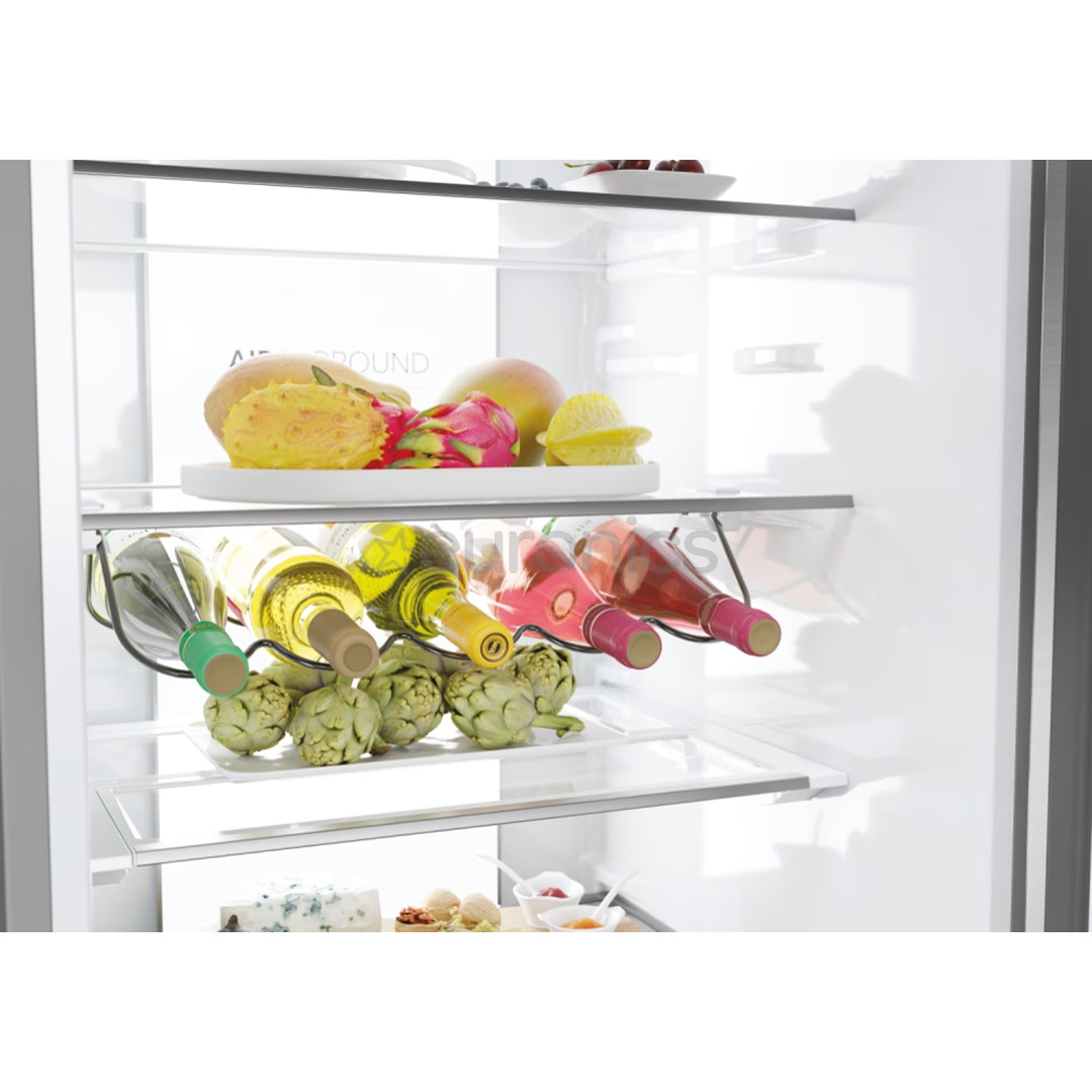 Haier 3D 60 Series 7, No Frost, 414 л, высота 205 см, темная нерж. сталь - Холодильник