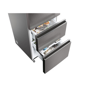 Haier 3D 60 Series 7, No Frost, 414 л, высота 205 см, темная нерж. сталь - Холодильник
