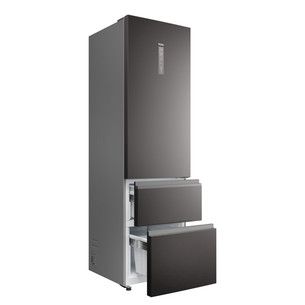 Haier 3D 60 Series 7, No Frost, 414 л, высота 205 см, темная нерж. сталь - Холодильник