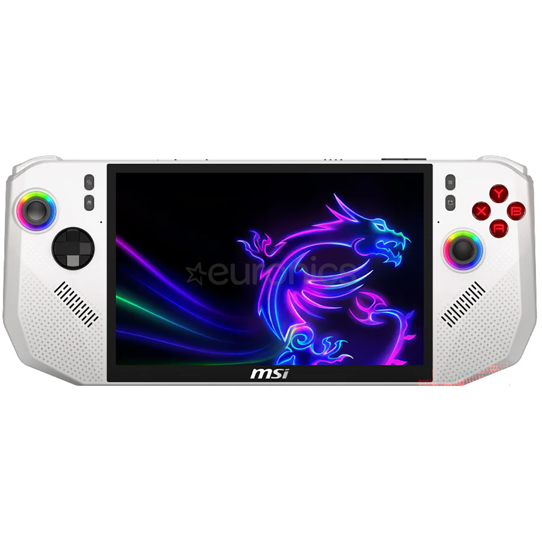 MSI Claw A8 BZ2EM, 8'', 120 Hz, FHD+, Z2 Extreme, 24 GB, 1 TB, valge - Pihuarvuti
