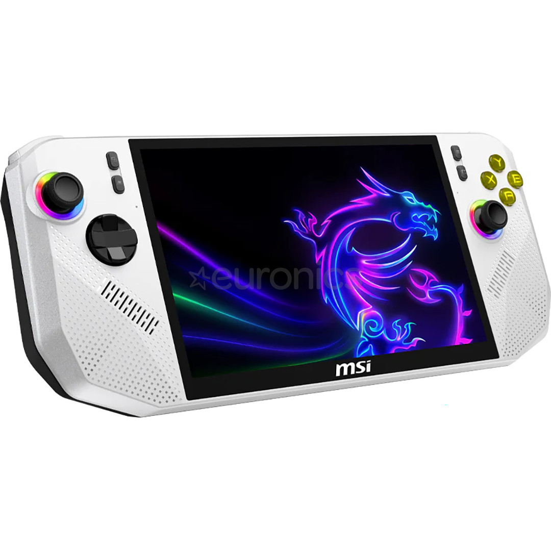 MSI Claw A8 BZ2EM, 8'', 120 Hz, FHD+, Z2 Extreme, 24 GB, 1 TB, valge - Pihuarvuti