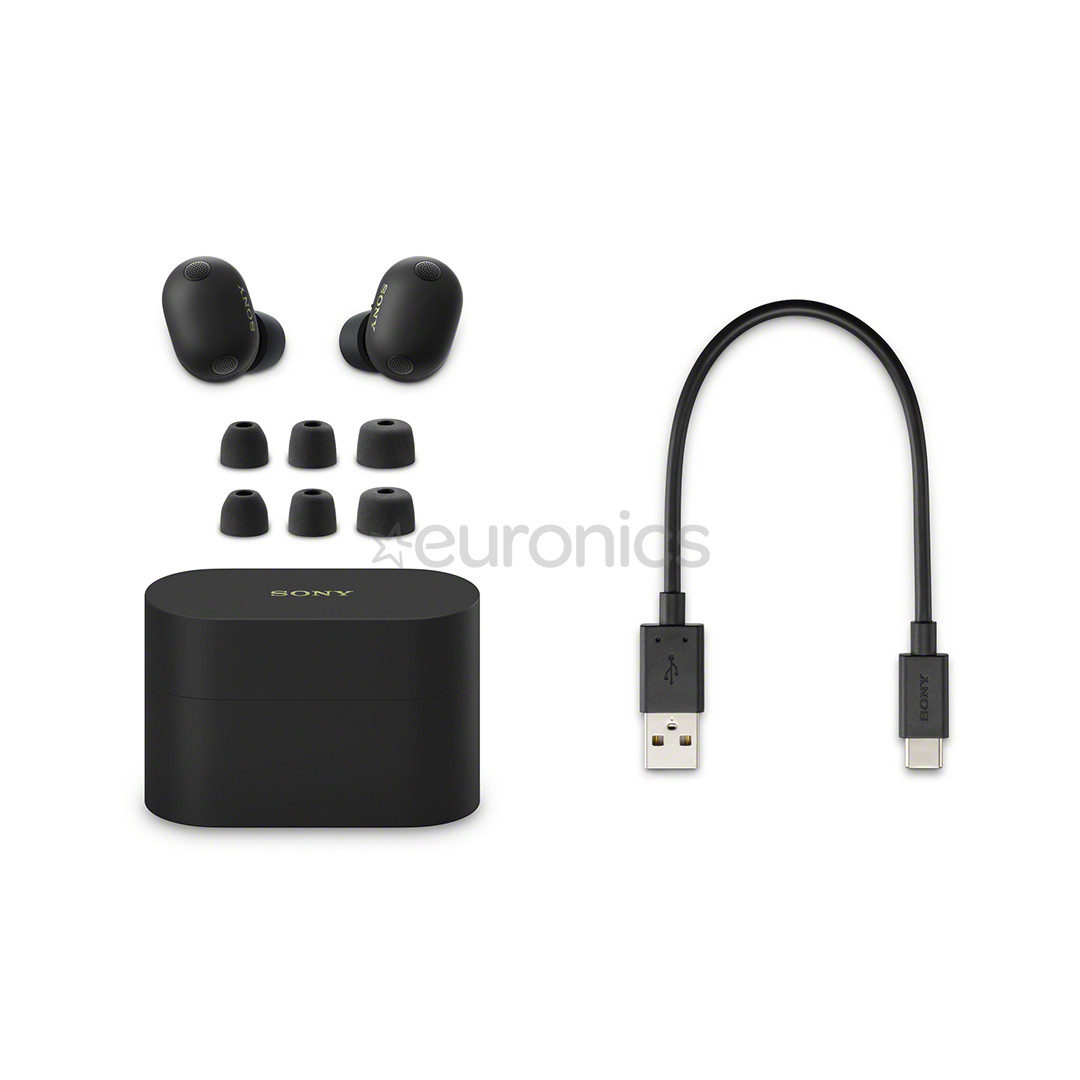 Sony WF-1000XM6, must - Täisjuhtmevabad kõrvaklapid