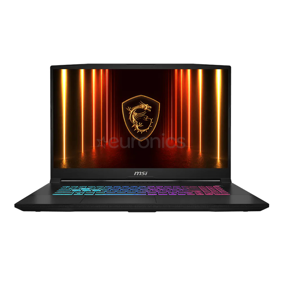 MSI Katana 17HX B14W, 17,3'', 144 Hz, i7, 16 GB, 1 TB, RTX 5070, ENG, must - Sülearvuti KTN17HX-B14WGK-264NL