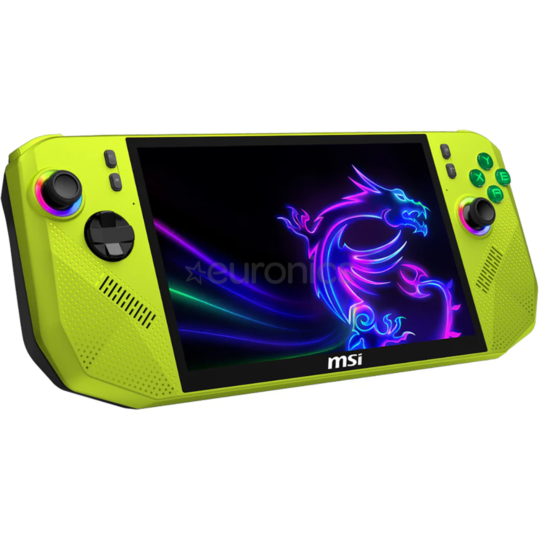 MSI Claw A8 BZ2EM, 8'', 120 Hz, FHD+, Z2 Extreme, 24 GB, 1 TB, roheline - Pihuarvuti