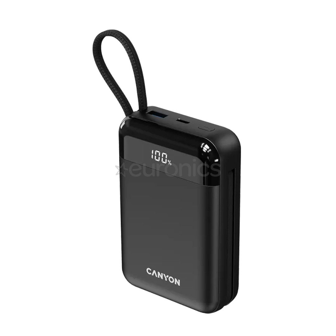 Canyon OnPower 204, 20000 mAh, must - Akupank